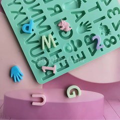 Moule Silicone Lettres et Chiffres