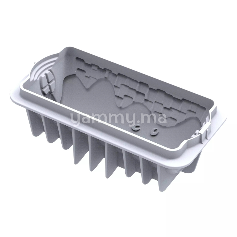 Moule Silicone Bûche Chalet d'Hiver 1100 ml - Silikomart
