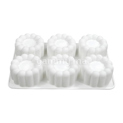 Moule Silicone Rond Charlotte Ø 6.5 cm (x6)