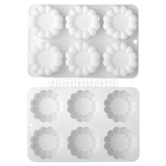 Moule Silicone Rond Charlotte Ø 6.5 cm (x6)