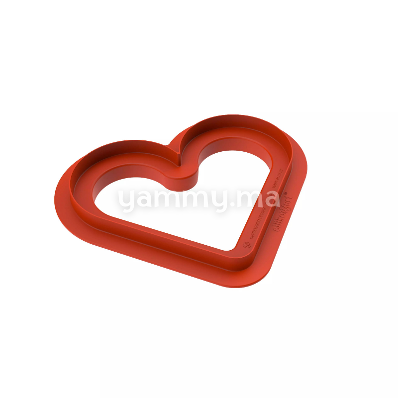 Moule en Silicone Niveau de Cœurs 580 ml - Silikomart