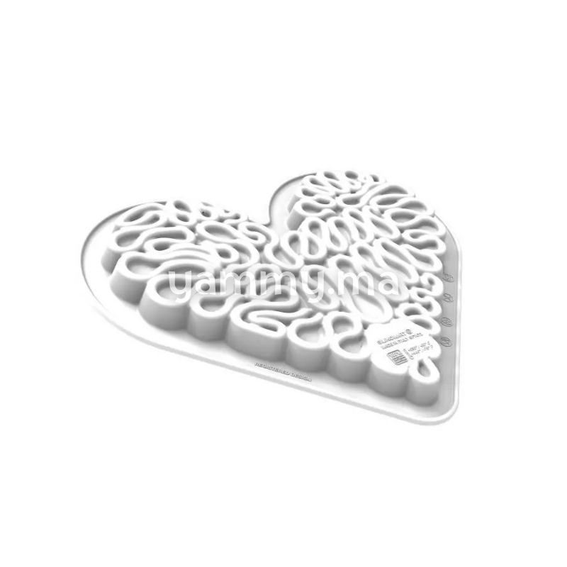 Moule en Silicone Niveau de Cœurs 580 ml - Silikomart