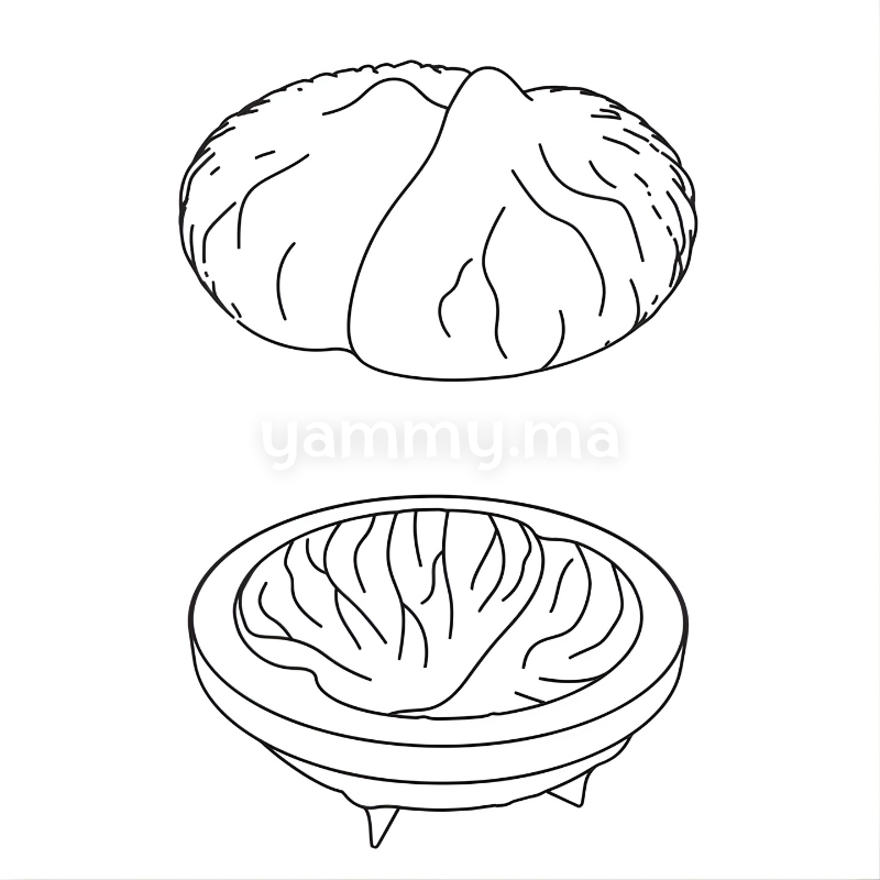 Moule Silicone Marron 1140 ml "KE056" - Pavoni