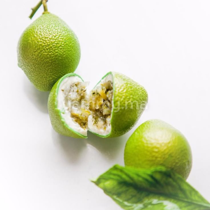 Moule Silicone Citron 3D Ø 5.3 x H 7 cm "AF006" (x8) - Pavoni