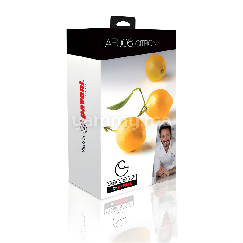 Moule Silicone Citron 3D Ø 5.3 x H 7 cm "AF006" (x8) - Pavoni