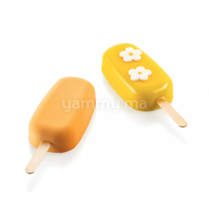 Moule Silicone Magnum Mini Classique "Gel01M" 37 ml 6.9 cm (x2) - Silikomart