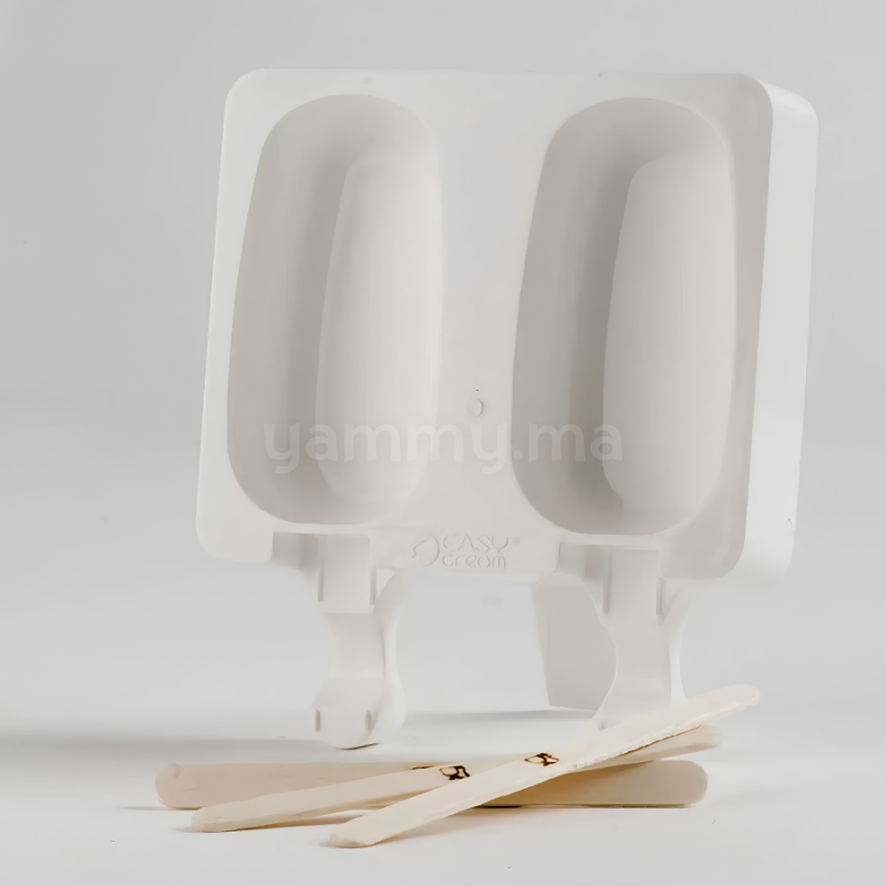 Moule Silicone Magnum Mini Classique "Gel01M" 37 ml 6.9 cm (x2) - Silikomart