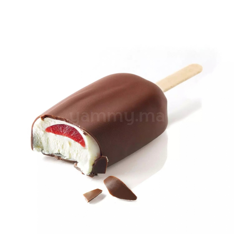 Moule Silicone Magnum Mini Classique "Gel01M" 37 ml 6.9 cm (x2) - Silikomart