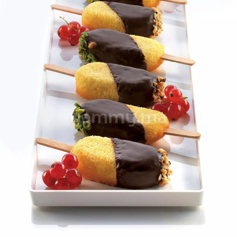 Moule Silicone Magnum Mini Classique "Gel01M" 37 ml 6.9 cm (x2) - Silikomart