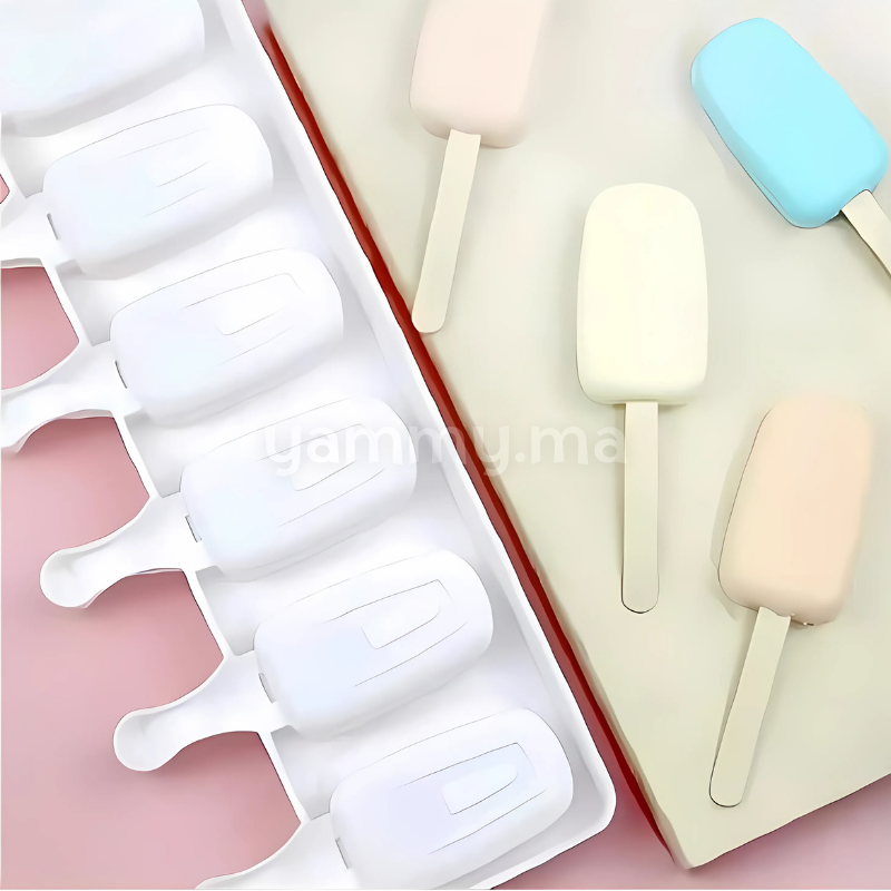 Moule Silicone à 8 Mini Glaces Magnum Classique