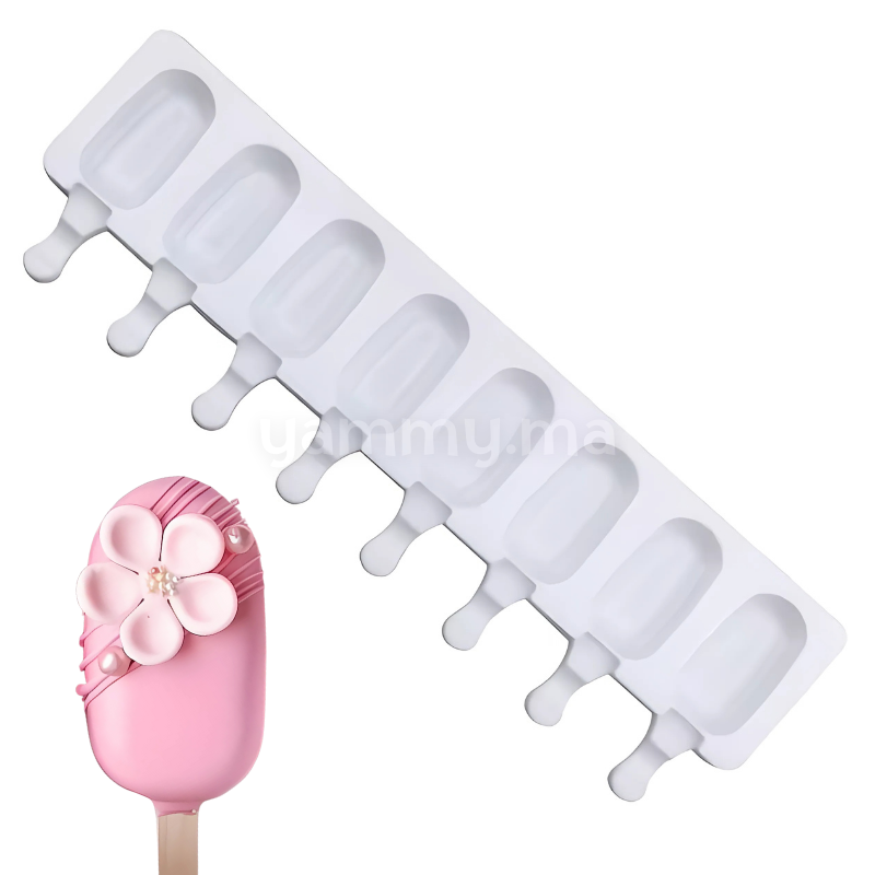 Moule Silicone à 8 Mini Glaces Magnum Classique