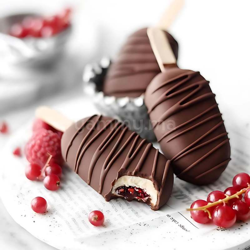 Moule Silicone à 4 Mini Glaces Classique Magnum