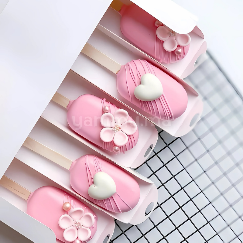 Moule Silicone à 8 Mini Glaces Magnum Classique