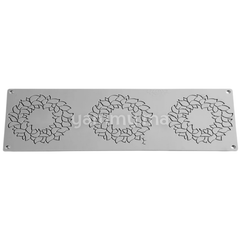 Moule Silicone Décor Rond Feuillage Ø 11.5 cm (x3) "GG060" - Pavoni