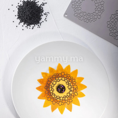 Moule Silicone Décor Rond Jasmine Ø 11.5 cm (x3) "GG061" - Pavoni