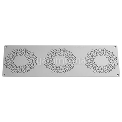 Moule Silicone Décor Rond Jasmine Ø 11.5 cm (x3) "GG061" - Pavoni