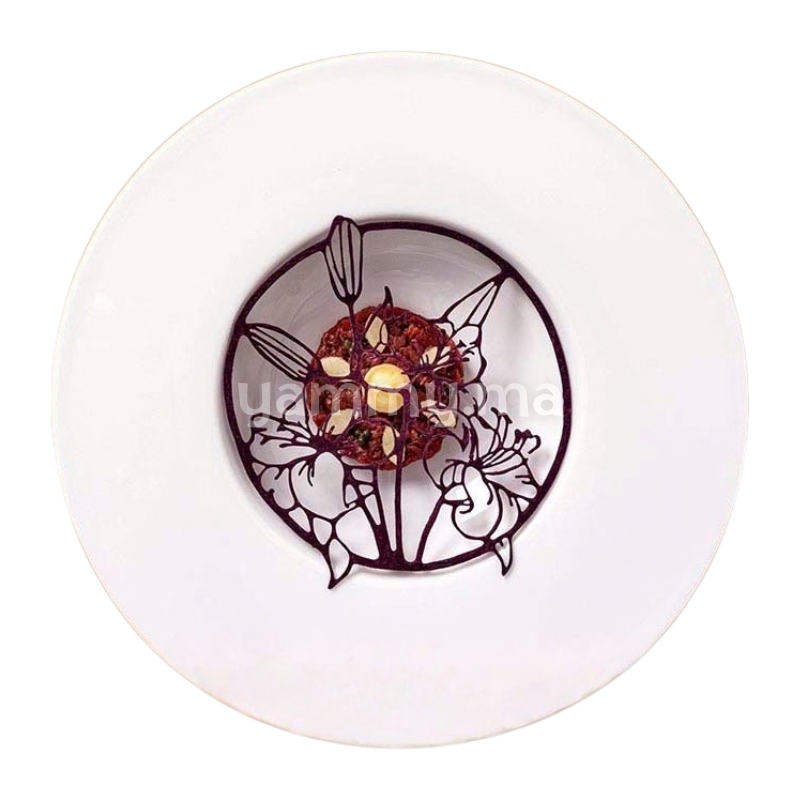 Moule Silicone Décor Rond Floral Ø 14 cm (x2) "GG075" - Pavoni