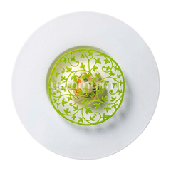 Moule Silicone Décor Rond Jardin Ø 14 cm (x2) "GG074" - Pavoni