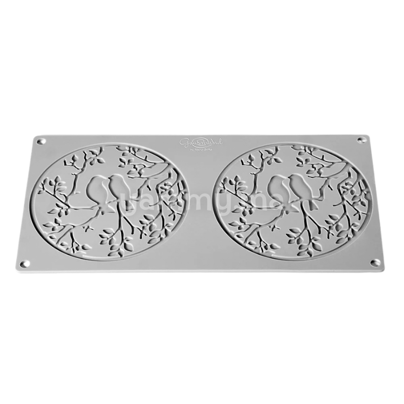 Moule Silicone Décor Rond Me & You Ø 14 cm (x2) "GG072" - Pavoni