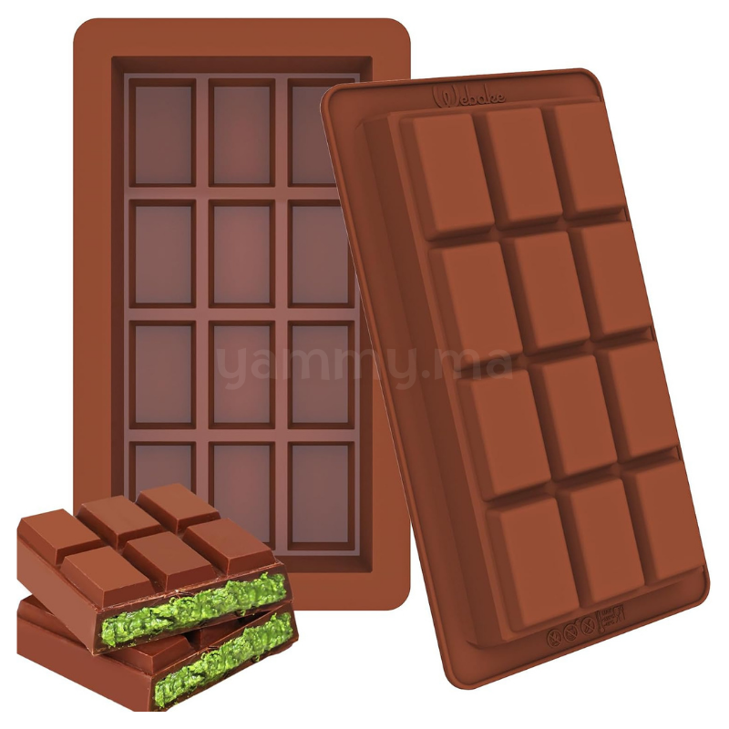 Moule Silicone Grand Tablette Chocolat Dubai 11x22cm