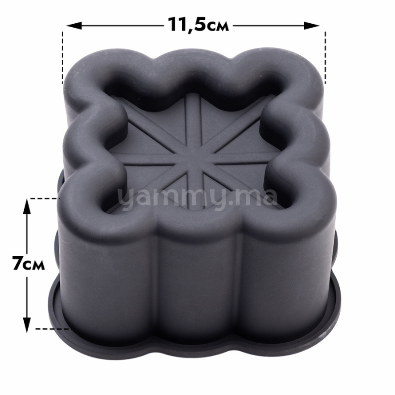 Moule Silicone Carré Bento Cake Ø 11.5 cm 600 ml
