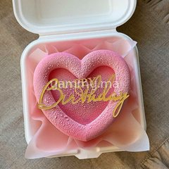 Moule Silicone Coeur Bento Cake Ø 12 cm 500 ml