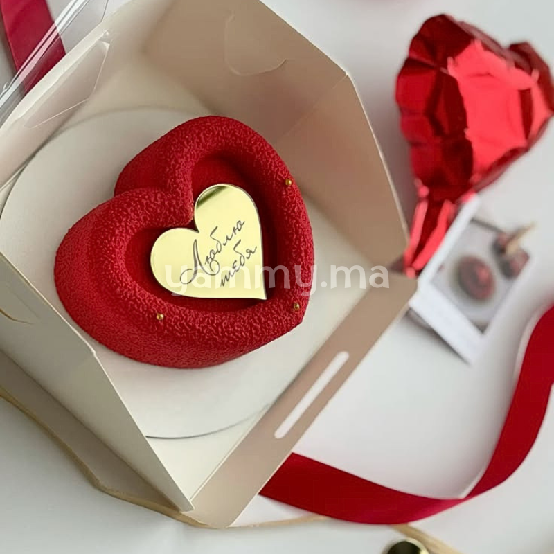 Moule Silicone Coeur Bento Cake Ø 12 cm 500 ml