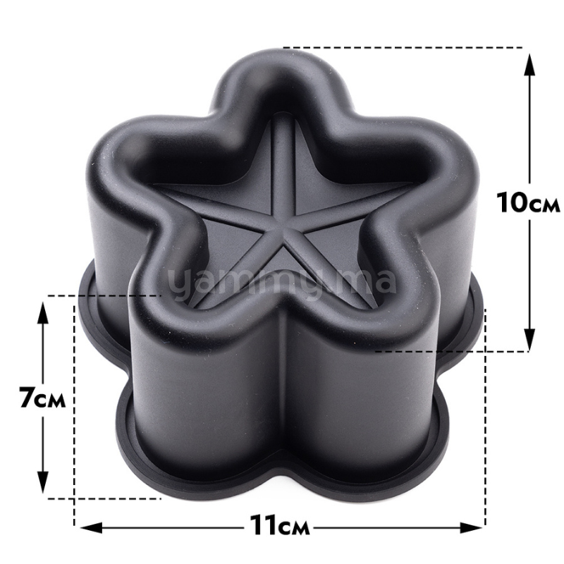 Moule Silicone Étoile Bento Cake Ø 11 cm 500 ml