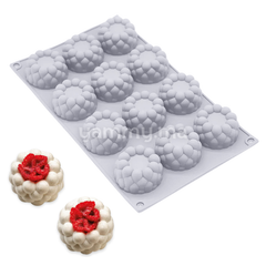 Moule Silicone Nuage Ø 4.5 cm (x12)
