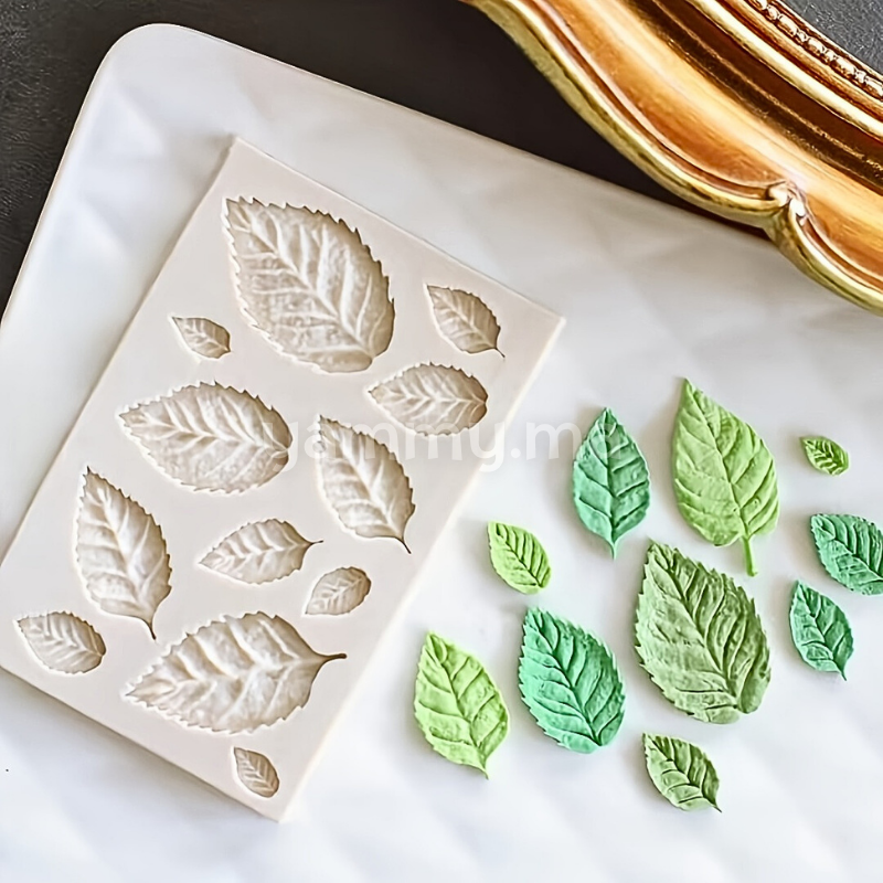 Moule Silicone 12 Feuilles de Rose