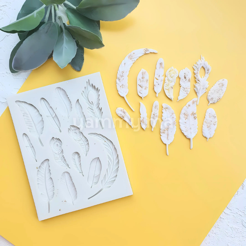 Moule Silicone 13 Plumes