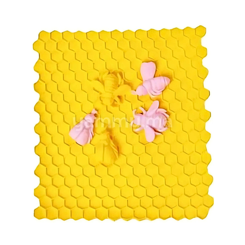 Moule Silicone Rayon de Miel et 3 Abeilles