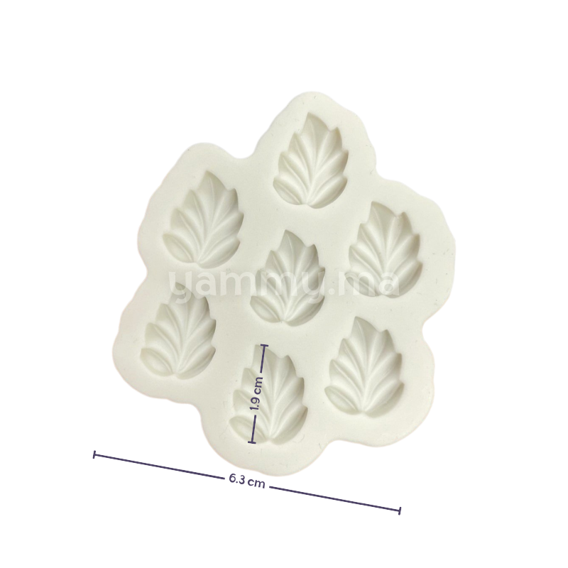 Moule Silicone 7 Feuilles de Palmier