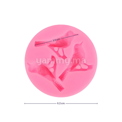 Moule Silicone 3 Oiseaux