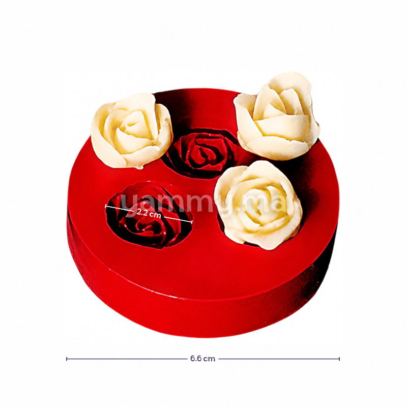 Moule Silicone 3 Roses