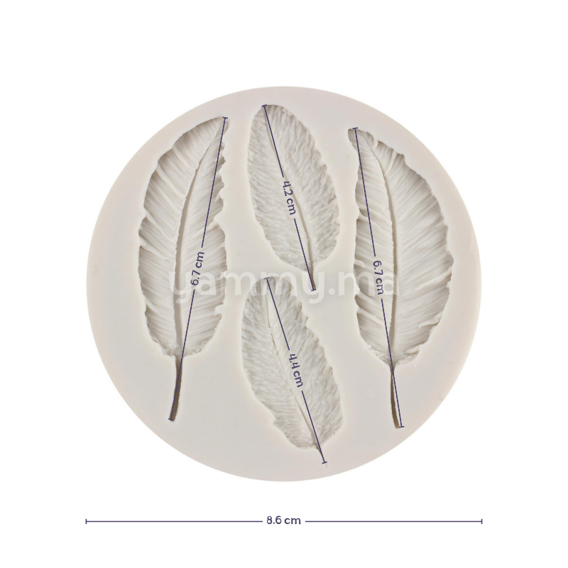 Moule Silicone 4 Plumes