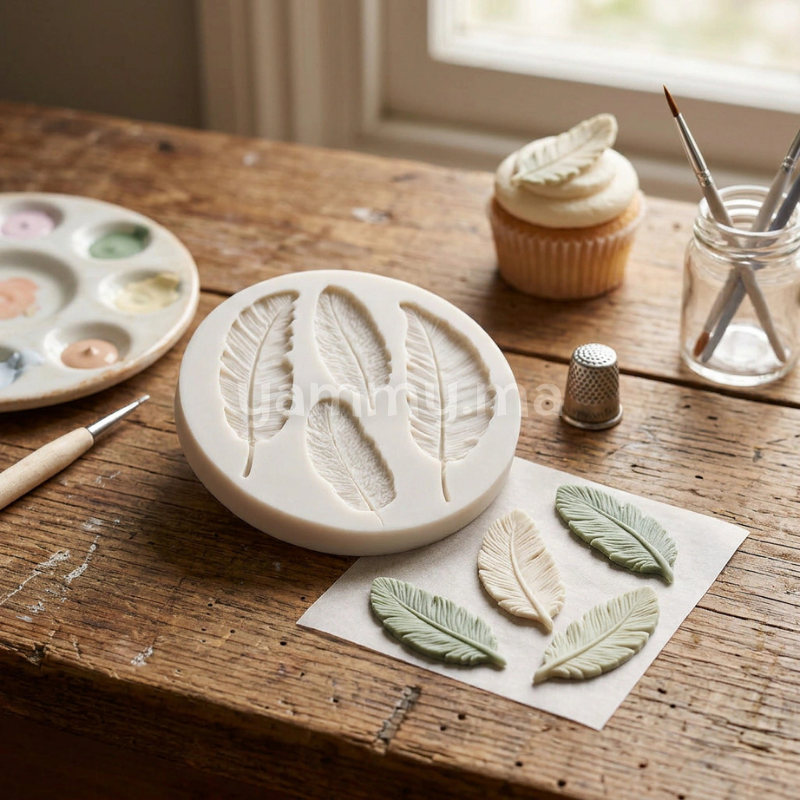Moule Silicone 4 Plumes