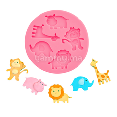 Moule Silicone 5 Animales