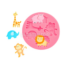 Moule Silicone 5 Animales
