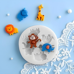 Moule Silicone 5 Animales