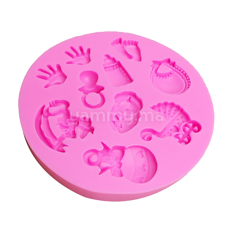 Moule Silicone Baptême
