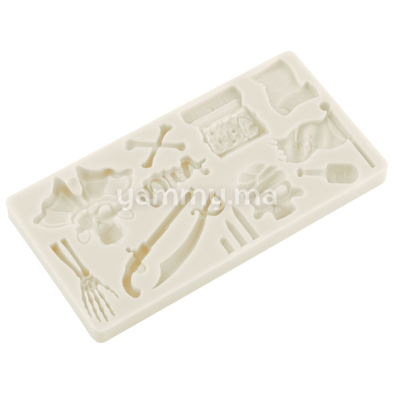 Moule Silicone Pirate Halloween