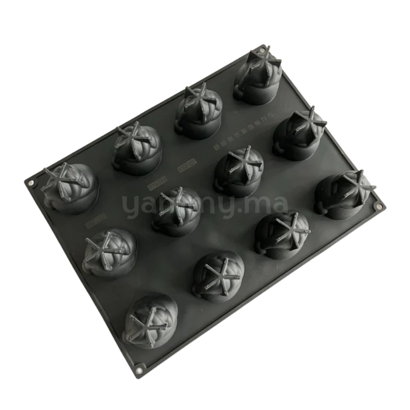 Moule Silicone Père Noël 128 ml "PX4389" (x12) Pavoflex - Pavoni