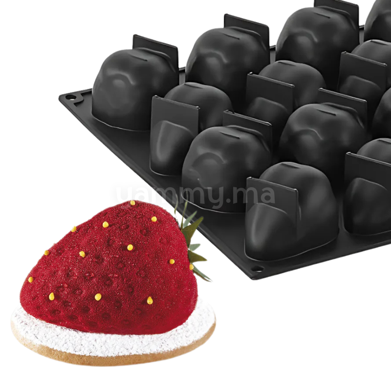 Moule Silicone Fraise (x20) "PX4333" Pavoflex 30x40cm - Pavoni