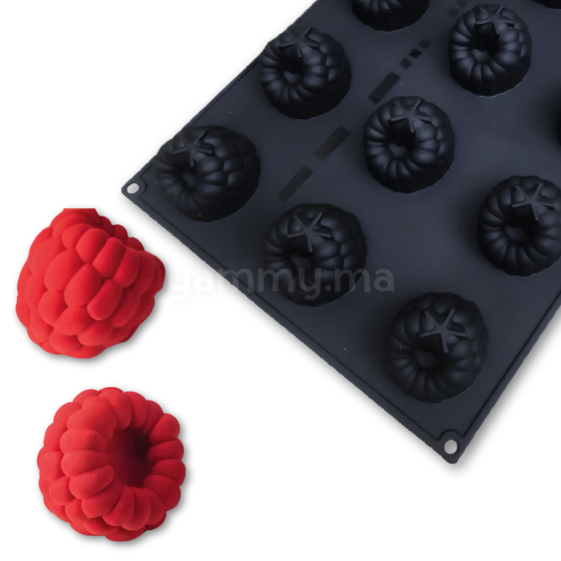 Moule Silicone Framboise 6,5 x H 5,4 cm "PX4394" (x12) Pavoflex - Pavoni