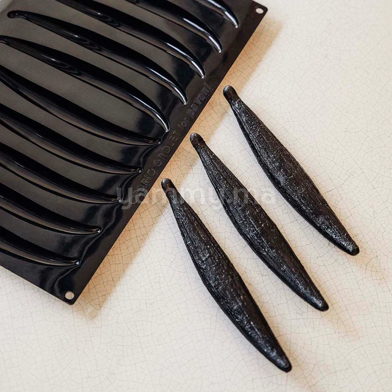 Moule Silicone Gousse de Vanille (x10) "PX43105" Pavoflex 30x40cm - Pavoni