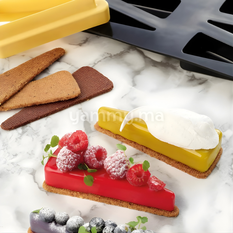 Moule Silicone Slake Ø 11,4 x 3,9 cm x H 2 cm "PX3214" Pavoflex - Pavoni