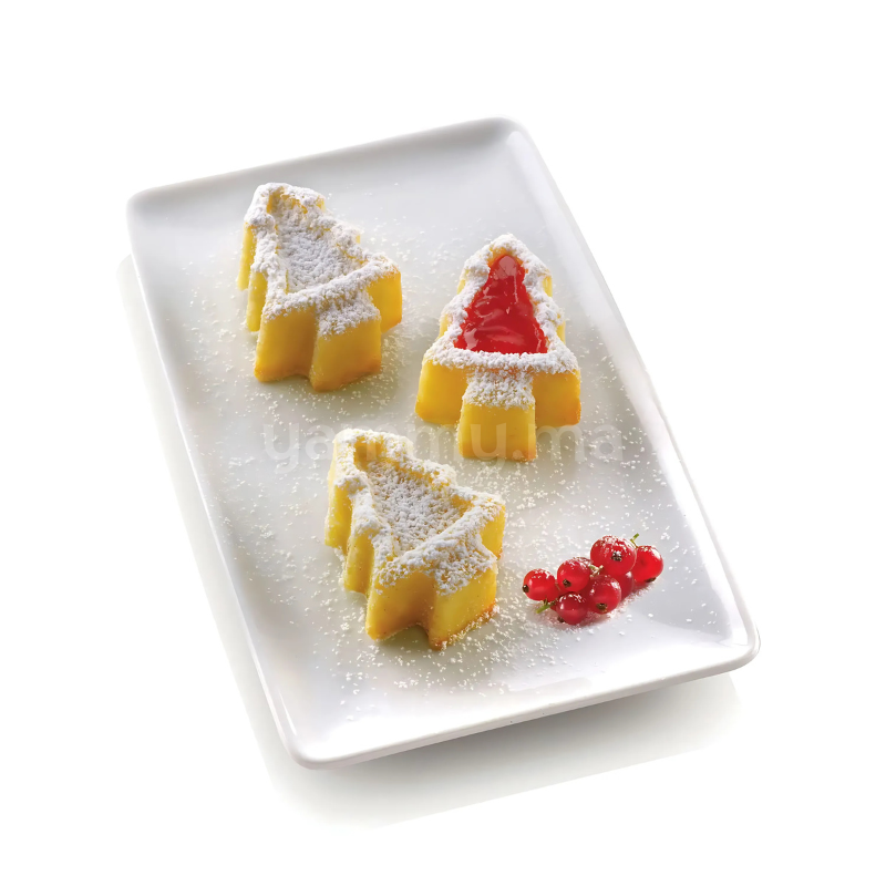 Moule Silicone 8 Sapins "SF108" - Silikomart
