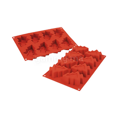 Moule Silicone 8 Sapins "SF108" - Silikomart