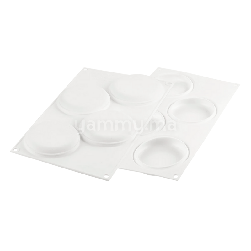 Moule Silicone Decor Rond 80ml - Silikomart